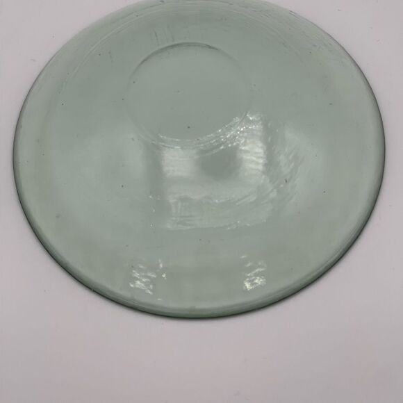 Fire & Light Modern Green Glass Art Bowl - Picture 4 of 6